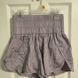 FP Movement “The Way Home” Lavender Run Shorts